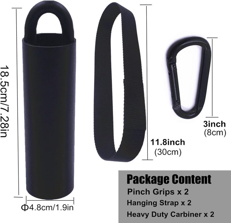 Lights Mountain Pull Up Grips Set with Hanging Straps and Strong Carabiner, Finger Strengthener，Forearm, Biceps, Ninja Warrior, Back Muscles Training - Image 3
